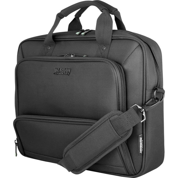 Urban Factory MIXEE MTC14UF Carrying Case for 14" Notebook - Black - Drop Resistant, Abrasion Resistant Interior, Water Resistant, Shock Absorbing, Splash Resistant - 1680D Nylon, 600D Polyester Body - Polyester Cotton Interior Material - Handle, Shoulder