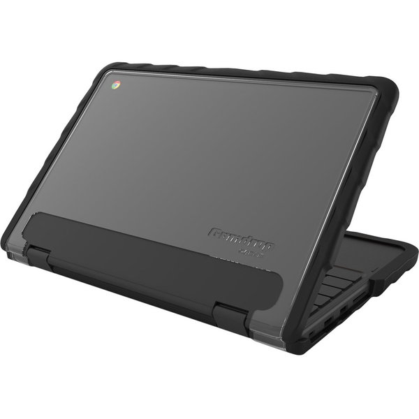 Gumdrop DropTech Lenovo 300e Case - For Lenovo Chromebook - Black - Drop Resistant, Shock Resistant - Silicone, Polycarbonate