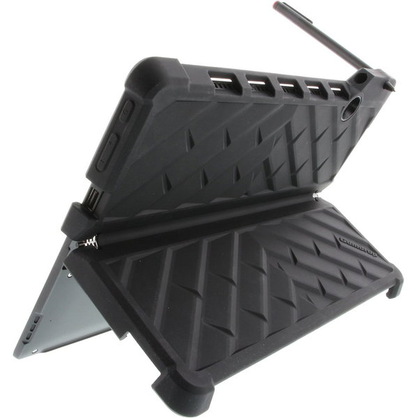 Gumdrop DropTech Lenovo Miix 720 Case - For Lenovo Miix 720 Tablet - Black - Drop Resistant, Impact Resistant, Shock Proof, Bump Resistant - Silicone, Acrylonitrile Butadiene Styrene (ABS)