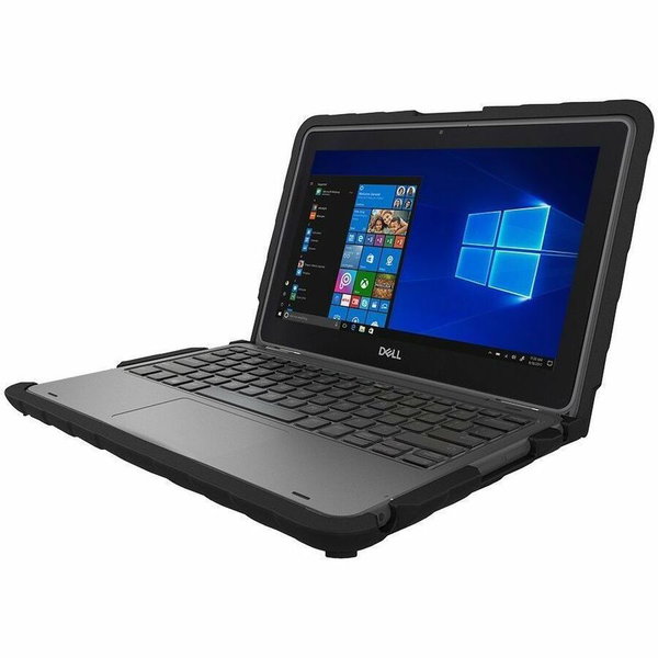 Gumdrop DropTech Dell 3189/3190 2-in-1 - Black - For Dell Chromebook, Notebook - Black, Clear - Drop Resistant, Shock Resistant, Shock Absorbing, Bump Resistant, Scratch Resistant - Silicone, Polycarbonate - Rugged