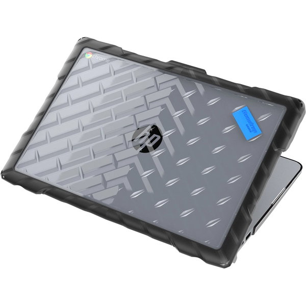 Gumdrop DropTech for HP Chromebook G5 14-inch - For HP Chromebook - Black, Transparent - Drop Resistant, Shock Proof, Skid Resistant - Thermoplastic Polyurethane (TPU), Polycarbonate