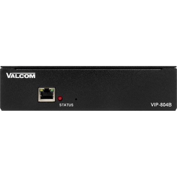 Valcom IP Gateway Audio Port, Network - Quad Port - Wall Mountable, Tabletop for VoIP Phone System