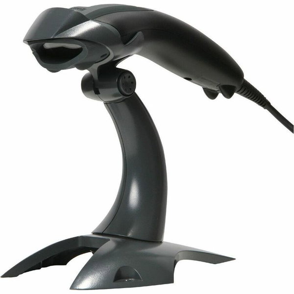 Honeywell Voyager 1200g Single-Line Laser Scanner - Wireless Connectivity - 100 scan/s - 14.40" Scan Distance - 1D - Laser - Linear - Single Line - Bluetooth - Serial, USB, Keyboard Wedge - Black - Stand Included - IP42 - USB Cable Included - TAA Complian