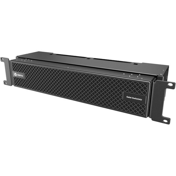 Vertiv Geist SwitchAir Airflow Cooling System - Rack-mountable - Black Powder Coat - IT - Black Powder Coat - Air Cooler - 2U - 1