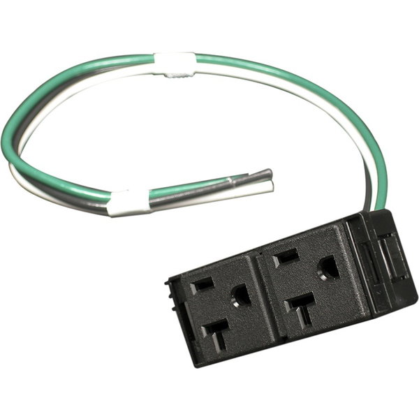 Wiremold RC7 Multi-Service Assembled Poke-Thru Device Replacement Receptacle - 20 A - TAA Compliant