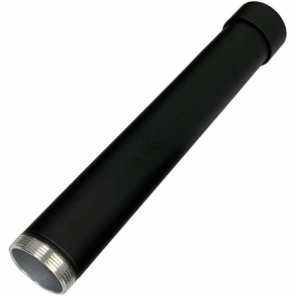 Amer Mounts AMRE5012B Mounting Pole for Projector Mount - Black - 29.98 lb Load Capacity - Cast Aluminum