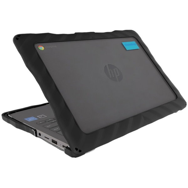 Gumdrop DropTech for HP Chromebook 11 G7 EE - For HP Chromebook - Black - Shock Resistant, Drop Resistant - Thermoplastic Polyurethane (TPU), Polycarbonate, Thermoplastic Polyurethane (TPU) Rubber