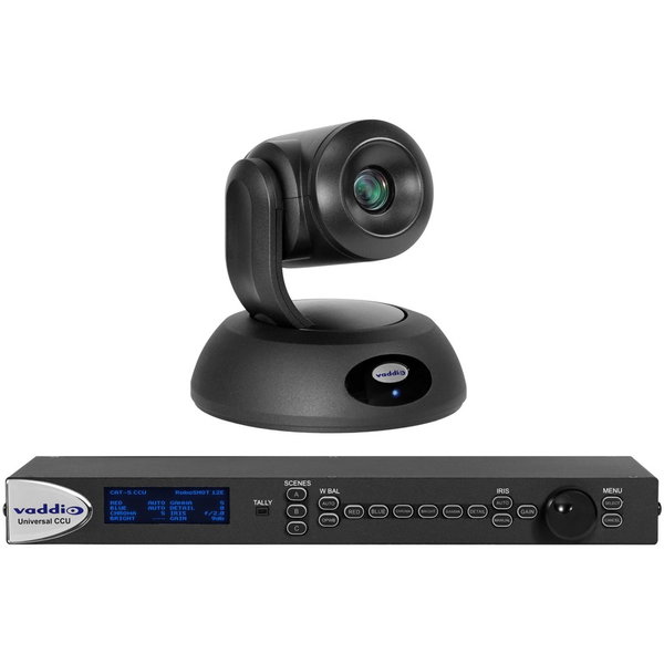 Vaddio RoboSHOT Elite Video Conferencing Camera - 8.5 Megapixel - 60 fps - Black - 8.6 Megapixel Interpolated - 1920 x 1080 Video - Exmor R CMOS Sensor - Auto/Manual - Network (RJ-45)