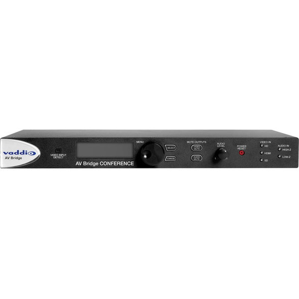 Vaddio AV Bridge Conference - Audio/Video Encoder for Video Conferencing Applications - Functions: Video Encoding, Audio Encoder, Video Streaming, Audio Streaming, Video Scaling, Video Capturing, Audio Capturing, Audio Compression - USB 2.0 - 1920 x 1080 