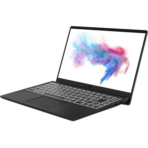 MSI Modern 14 inch Ultrabook Laptop AMD Ryzen 5 4500U 8GB 256GB W10P - 1920 x 1080 - Windows 10 Home - AMD - In-plane Switching (IPS) Technology, True Color Technology - Front Camera/Webcam - 10 Hours Battery Run Time - IEEE 802.11ac Wireless LAN Standard