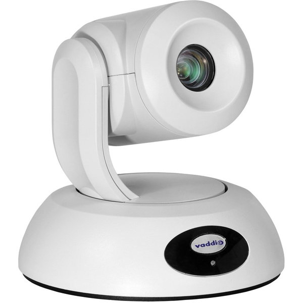 Vaddio RoboSHOT Elite Series 12E NDI PTZ Camera - White - 8.6 Megapixel Interpolated - 1920 x 1080 Video - Exmor R CMOS Sensor - Auto/Manual