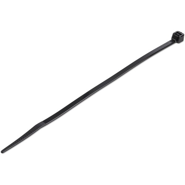 StarTech 6"(15cm) Cable Ties, 1-3/8"(39mm) Dia, 40lb(18kg) Tensile Strength, Nylon Self Locking Zip Ties, UL, 1000 Pack, Black, TAA - Cable ties for 1.53"/39 mm bundle diameter - Medium nylon/plastic zip wraps for electrical/network cable/Tool-less/Indust
