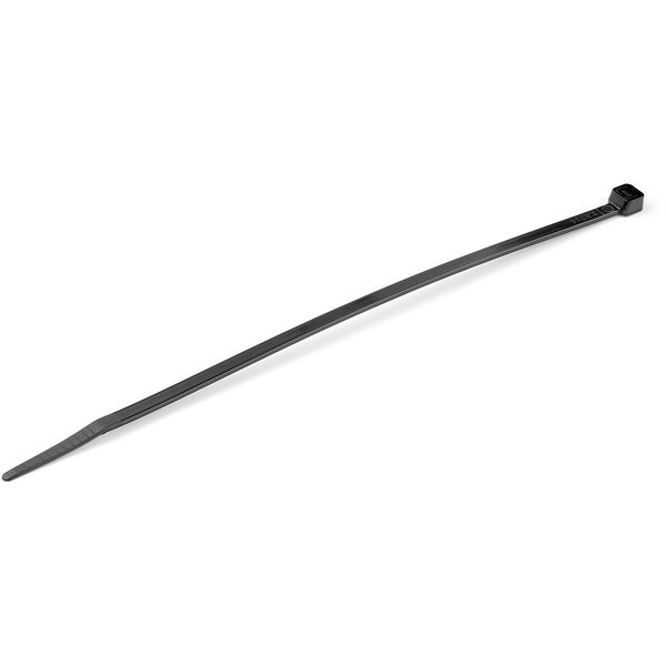 StarTech 8"(20cm) Cable Ties, 2-1/8"(55mm) Dia, 50lb(22kg) Tensile Strength, Nylon Self Locking Zip Ties, UL, 100 Pack, Black, TAA - Cable ties for 2.16"/55 mm bundle diameter - Large nylon/plastic zip wraps for electrical/network cable/Tool-less/Industri