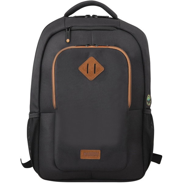 Urban Factory CYCLEE Carrying Case (Backpack) for 10.5" to 14.1" Notebook - Black - Polyester, Polyethylene Terephthalate (PET) Body - Shoulder Strap - 15.7" Height x 12.2" Width x 8.1" Depth - Retail