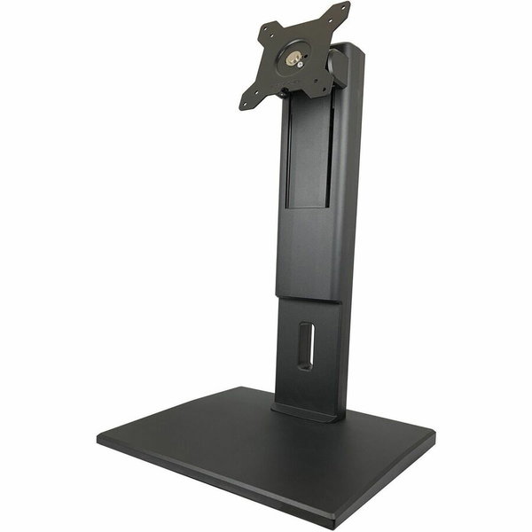 Amer Mounts Single Monitor Height Adjust Stand - Up to 32" Screen Support - 26 lb Load Capacity - 1 Devices Supported - Aluminum Alloy, Plastic, Steel