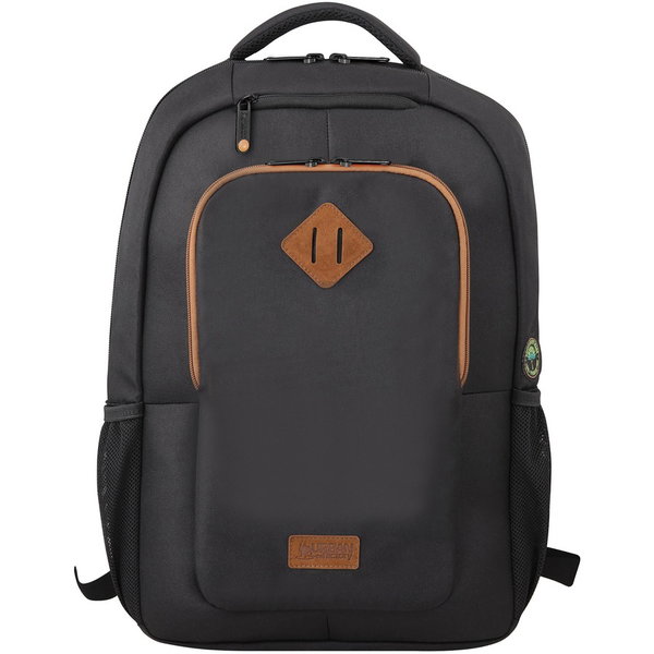 Urban Factory CYCLEE Carrying Case (Backpack) for 10.5" to 15.6" Notebook - Black - Polyester, Polyethylene Terephthalate (PET) Body - Shoulder Strap - 17.5" Height x 12.8" Width x 8.1" Depth