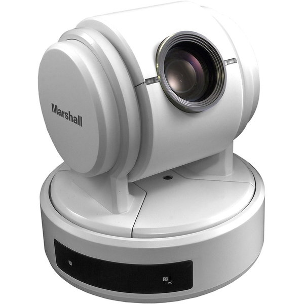 Marshall 2 Megapixel Indoor/Outdoor HD Surveillance Camera - White - 1920 x 1080 - 3.80 mm - 10x Optical - 60 fps - CMOS - HDMI - Table Mount, Shelf Mount, Tripod Mount, Ceiling Mount