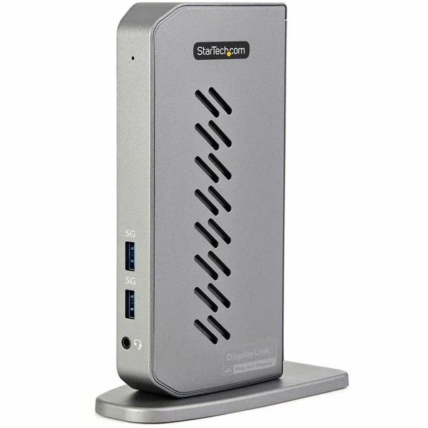StarTech USB-C USB-A Dock - Hybrid Universal USB 3.0 Laptop Docking Station - Dual Monitor 4K 60Hz HDMI/DisplayPort - 6xUSB Type-A/GbE - Universal hybrid docking station for USB-C & USB-A laptops w/ USB-A & USB-C host cables - Dual 4K 60Hz monitor Display