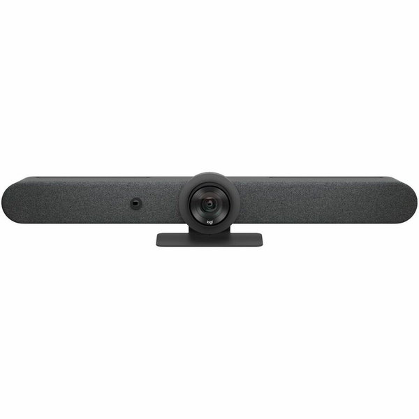 Logitech Rally Bar All-In-One Video Bar for Medium and Large Rooms, Graphite - 3840 x 2160 Video - 3x Digital Zoom - Microphone - Wireless LAN - Network (RJ-45) - Computer, Notebook