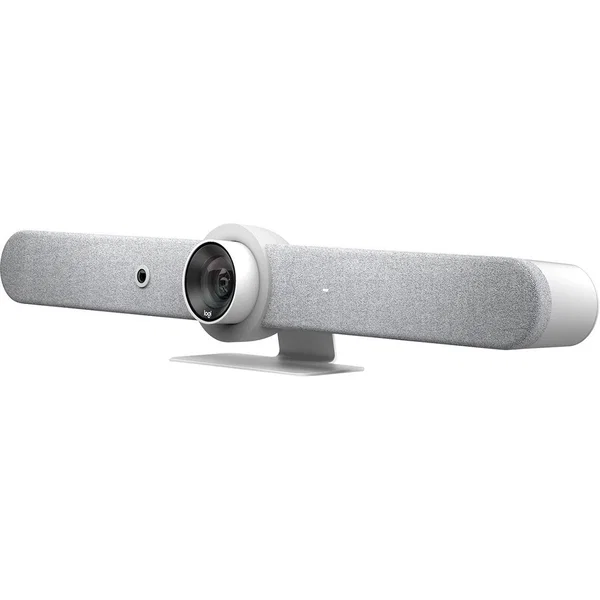 Logitech Rally Bar All-In-One Video Bar for Medium and Large Rooms, White - 3840 x 2160 Video - 3x Digital Zoom - Microphone - Wireless LAN - Network (RJ-45) - Computer, Notebook