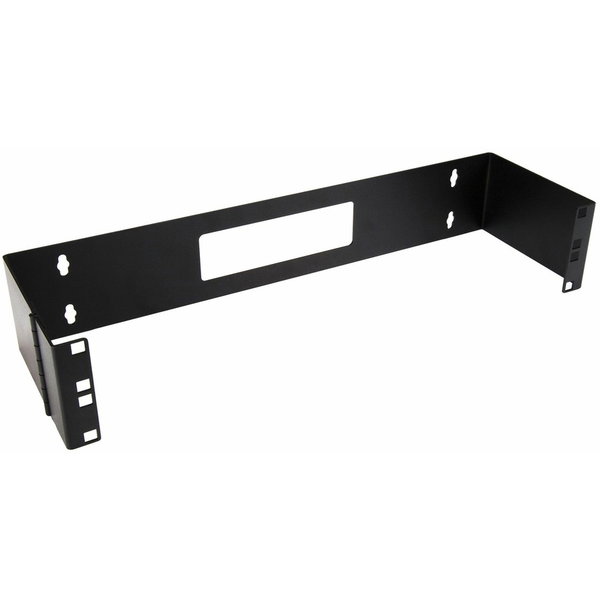 StarTech 2U 19in Hinged Wallmount Bracket for Patch Panels - Wall-mount a patch panel or network switch while providing hinged access to the back of the device(s) - 2U 19in Hinged Wall Mount Bracket for Patch Panels - 2U Wallmount Bracket - 2U Wall Bracke