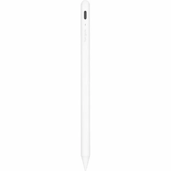 Targus Antimicrobial Active Stylus for iPad - Capacitive Touchscreen Type Supported - 66.9 mil - Active - Replaceable Stylus Tip - White - Tablet Device Supported