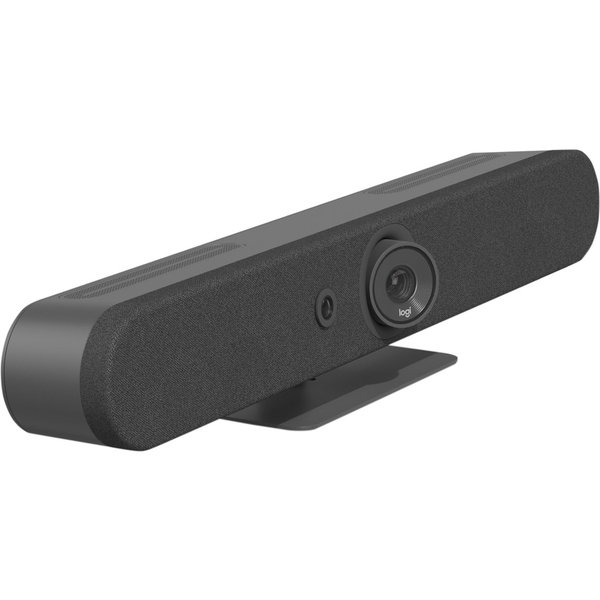 Logitech Rally Bar Mini All-In-One Video Bar for Small to Medium Rooms, Graphite - 3840 x 2160 Video - 120° Angle - Wall - 4x Digital Zoom - Microphone - Wireless LAN - Network (RJ-45) - For Computer, TV - Windows 10, Windows 11, macOS - AI-powered - 