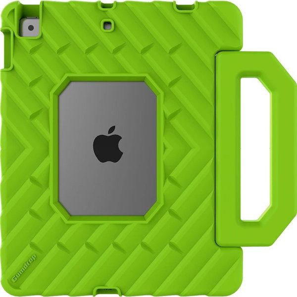 Gumdrop FoamTech Rugged Carrying Case for 10.2" Apple iPad (7th Generation), iPad (8th Generation) Tablet - Lime Green - Handle