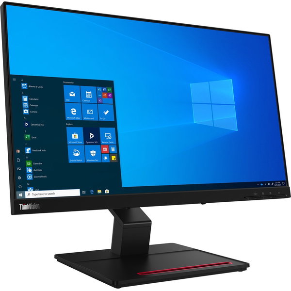 Lenovo ThinkVision T24T-20 24" Class LCD Touchscreen Monitor - 16:9 - 4 ms - 23.8" Viewable - Capacitive - 10 Point(s) Multi-touch Screen - 1920 x 1080 - Full HD - In-plane Switching (IPS) Technology - 16.7 Million Colors - 300 Nit - WLED Backlight - HDMI