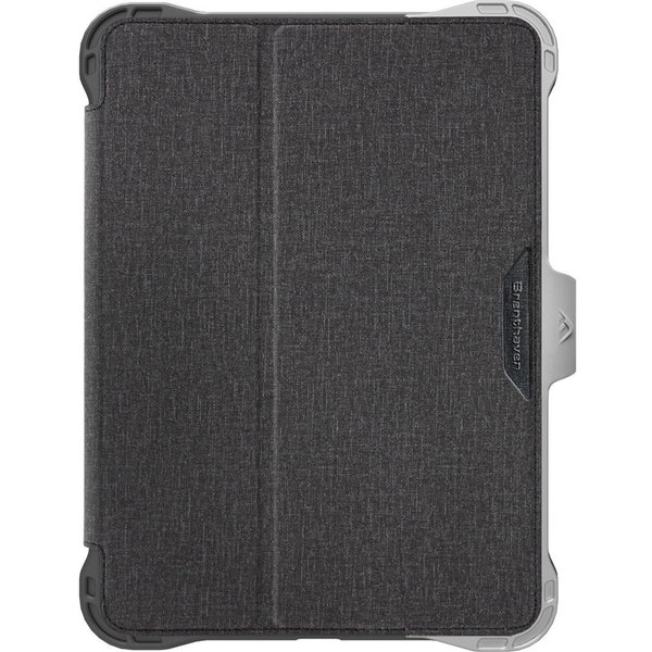 Brenthaven Edge Folio Carrying Case (Folio) for 10.9" Apple iPad Air (4th Generation) Tablet - Gray - Impact Absorbing Corner, Drop Resistant, Impact Resistant Corner - Polycarbonate Plastic Body