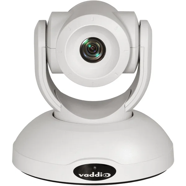 Vaddio RoboSHOT 40 UHD OneLINK Bridge Video Conferencing System - Includes PTZ Camera - White - 8.6 Megapixel Interpolated - 3840 x 2160 Video - Exmor R CMOS Sensor - Auto/Manual - 40x Digital Zoom - Network (RJ-45)