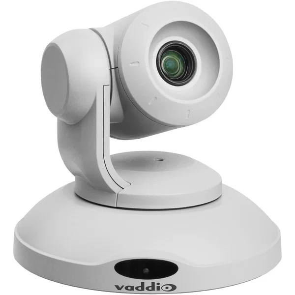Vaddio ConferenceSHOT AV HD Video Conferencing System - PTZ Camera and Two CeilingMIC Conference Microphones - White - 2.4 Megapixel Interpolated - 1920 x 1080 Video - Exmor CMOS Sensor - Auto/Manual - Microphone - Network (RJ-45) - Computer