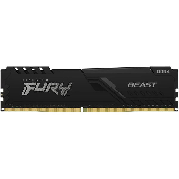 Kingston FURY Beast 16GB DDR4 SDRAM Memory Module - 16 GB (1 x 16GB) - DDR4-3200/PC4-25600 DDR4 SDRAM - 3200 MHz - CL16 - 1.35 V - 288-pin - DIMM - Lifetime Warranty