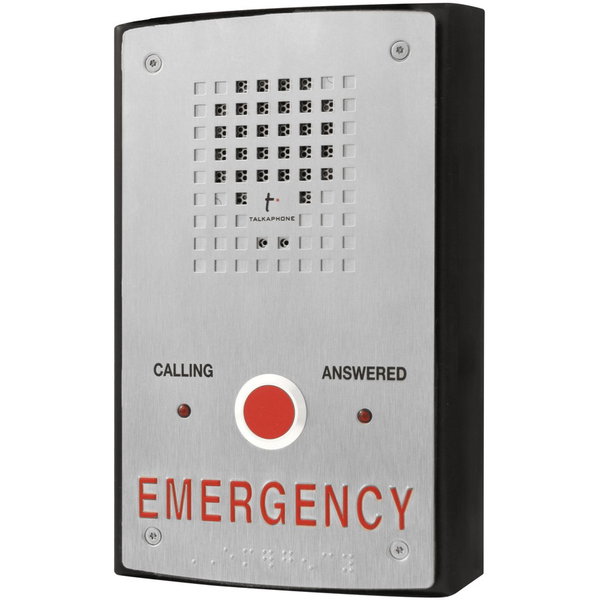 Talkaphone ETP-120 Series Compact Analog Call Station - Flush Mount, Surface Mount for Emergency Phone