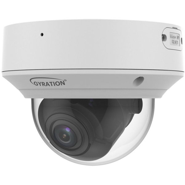 Gyration CYBERVIEW 811D 8 Megapixel Indoor/Outdoor HD Network Camera - Color - Dome - 164.04 ft Infrared Night Vision - H.264, H.265, Ultra 265, MJPEG - 3840 x 2160 - 2.80 mm- 12 mm Varifocal Lens - 4.3x Optical - 30 fps - CMOS - IK10 - IP67 - Weather Res