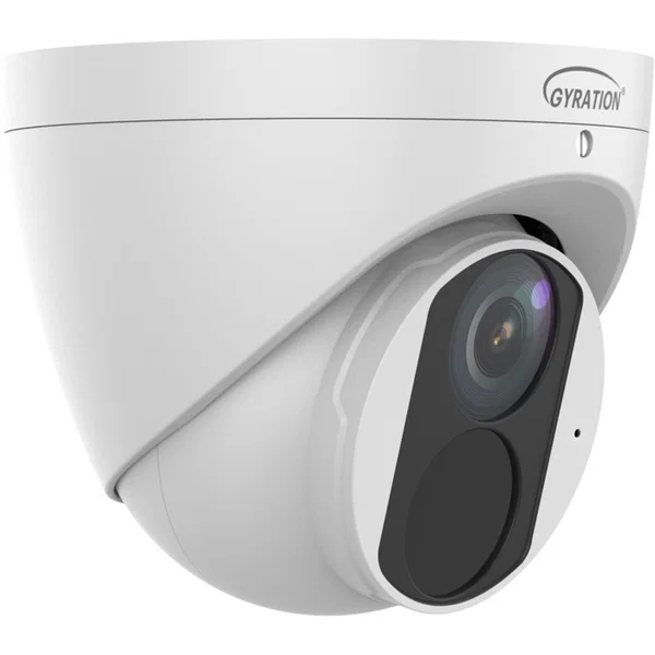 Gyration CYBERVIEW 200T 2 Megapixel Indoor/Outdoor HD Network Camera - Color - Turret - 98.43 ft Infrared Night Vision - H.264, H.265, Ultra 265, MJPEG - 1920 x 1080 - 2.80 mm Fixed Lens - 30 fps - CMOS - IP67 - Weather Resistant, Water Proof - Cross Line