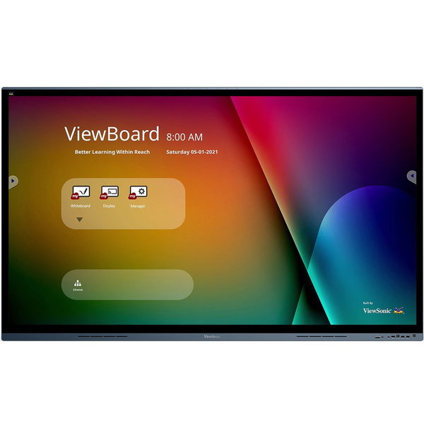 ViewSonic ViewBoard IFP7562 - 4K UHD Interactive Display with Integrated Software, 65W USB C, RJ45 - 350 cd/m2 - 75" - ViewBoard IFP7562 - 4K UHD Interactive Display with Integrated Software, 65W USB C, RJ45 - 350 cd/m2 - 75"