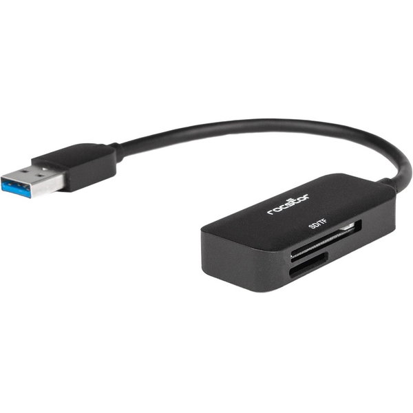 Rocstor Premium USB 3.0 Multi Media Memory Card Reader - microSDHC, SDHC, SD, MultiMediaCard (MMC), microSD, TransFlash, SDXC, Reduced Size MultiMediaCard (MMC), MMCmobile, Micro Size MultiMediaCard (MMC) - USB 3.0 - External1