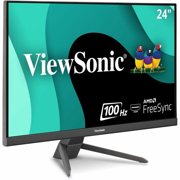 ViewSonic VX2267-MHD 22 Inch 1080p Monitor, 100Hz Refresh Rate with FreeSync for Ultimate Home Entertainment, Eye Care Technology, Ultra-Thin Bezels, HDMI, and DisplayPort Inputs - VX2267-MHD - 1080p Gaming Monitor with 100Hz, 1ms, FreeSync, Eye Care, HDM