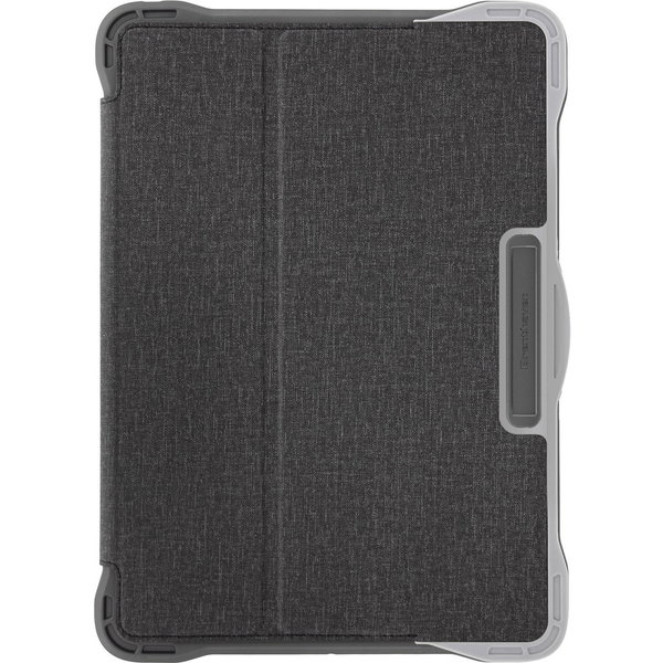 Brenthaven Edge Folio Rugged Carrying Case (Folio) for 10.2" Apple iPad (9th Generation), iPad (7th Generation), iPad (8th Generation) Tablet, Stylus, Apple Pencil (2nd Generation) - Gray - Drop Resistant, Impact Resistant, Impact Absorbing - Polycarbonat