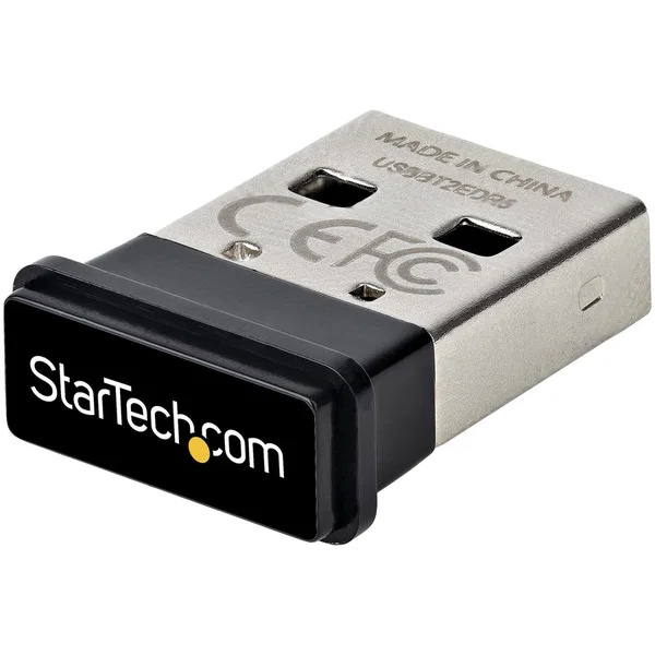 StarTech USB Bluetooth 5.0 Adapter, USB Bluetooth Dongle Receiver for PC/Laptop, Range 33ft/10m - Add functionality/replace a broken built-in Bluetooth radio using this USB Bluetooth Dongle - Use this USB Bluetooth adapter for data transfer/audio streamin