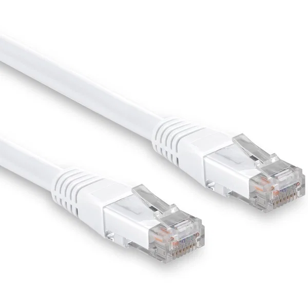 Rocstor Cat.6 Network Cable - Rocstor Premium 7ft (2.1m) CAT6 Ethernet Cable - 100% Copper UL Rated - White - Molded - 100W PoE UTP Category 6 Patch Cord UL Certified Wiring/TIA - 7ft White CAT6 Ethernet cable provides Multi Gigabit 1/2.5/5Gbps & 10Gbps u