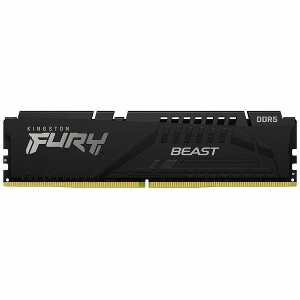 Kingston FURY Beast 16GB DDR5 SDRAM Memory Module - For Motherboard - 16 GB (1 x 16GB) - DDR5-5600/PC5-44800 DDR5 SDRAM - 5600 MHz Single-rank Memory - CL36 - 1.25 V - Non-ECC - Unbuffered - 288-pin - DIMM - Lifetime Warranty