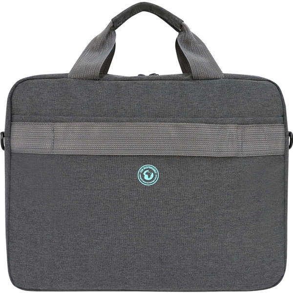 Urban Factory GREENEE Carrying Case for 13" to 15.6" Notebook - Gray, Green - Shock Absorbing, Water Resistant - High Density Foam (HDF) Body - Polyester Exterior Material - 210D Polyester Interior Material - Trolley Strap, Wrist Strap, Carrying Strap - 1