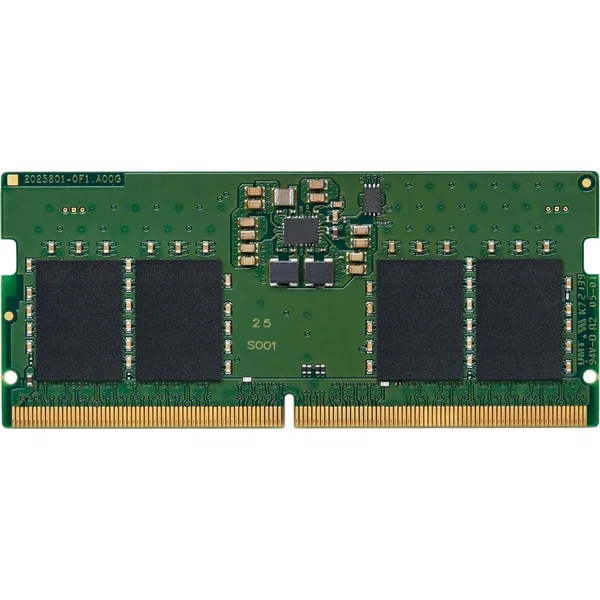 Kingston ValueRAM 8GB DDR5 SDRAM Memory Module - For Notebook - 8 GB - DDR5-5600/PC5-44800 DDR5 SDRAM - 5600 MHz Single-rank Memory - CL46 - 1.10 V - Non-ECC - Unbuffered - 262-pin - SODIMM - Lifetime Warranty