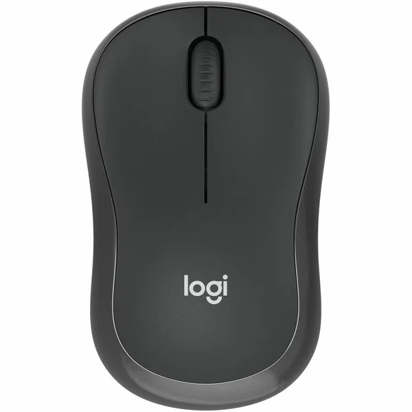 Logitech M240 Silent Bluetooth Mouse, Wireless, Compact, Portable, Smooth Tracking, Graphite - Travel Mouse - Optical - Wireless - Bluetooth - Graphite - 3 Button(s) - Symmetrical
