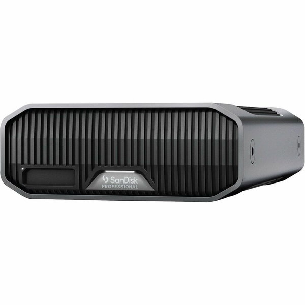 SanDisk G-DRIVE PROJECT SDPHG1H-008T-NBAAD 22 TB Portable Hard Drive - External - Gray - Thunderbolt 3, USB 3.2 (Gen 2) - 7200rpm - 260 MB/s Maximum Read Transfer Rate - 5 Year Warranty