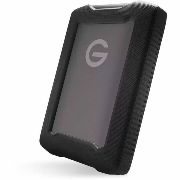 SanDisk G-DRIVE ArmorATD SDPH81G-005T-GBA1D 1 TB Portable Hard Drive - 2.5" External - Space Gray - USB 3.2 (Gen 1) Type C - 130 MB/s Maximum Read Transfer Rate - 3 Year Warranty