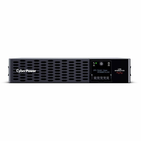 CyberPower PR3000RTXL2UC Smart App Sinewave UPS Systems - 3000VA/3000W, 120 VAC, NEMA L5-30P, 2U, Rack / Tower, Sine Wave, 9 Outlets, LCD, PowerPanel® Business, $400000 CEG, 3YR Warranty