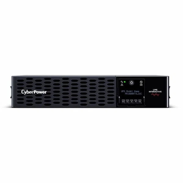 CyberPower PR1000RTXL2UC Smart App Sinewave UPS Systems - 1000VA/1000W, 120 VAC, NEMA 5-15P, 2U, Rack / Tower, Sine Wave, 8 Outlets, LCD, PowerPanel® Business, $400000 CEG, 3YR Warranty